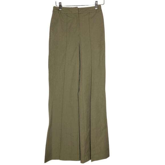 Jonathan Simkhai Kassandra Pant Bootcut Olivine NWOT 4 - Picture 3 of 8